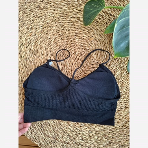 ست نیمتنه و شورت بکلس کبریتی رنگ مشکی فری سایز - تصویر 5